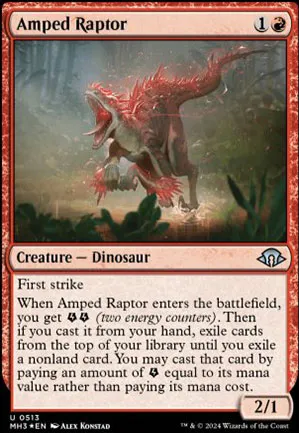 Raptor surexcité