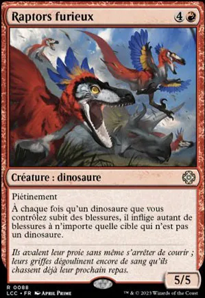 Raptors furieux