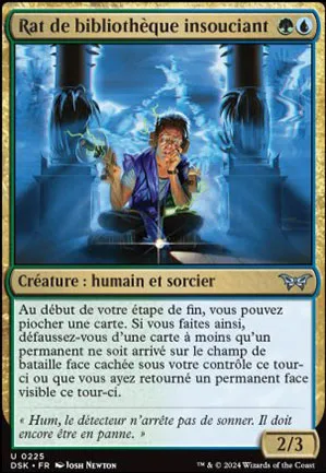 Rat de bibliothèque insouciant