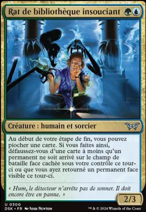 Rat de bibliothèque insouciant