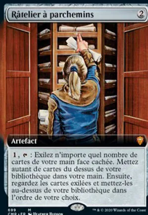 Râtelier à parchemins