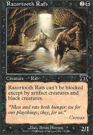 Rats aux dents tranchantes