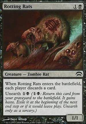 Rats pourrissants