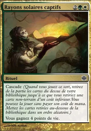 Rayons solaires captifs