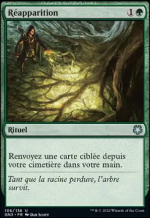 Réapparition