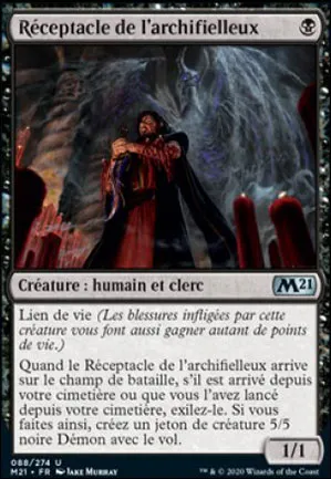 Réceptacle de l'archifielleux