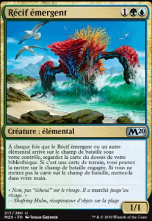 Récif émergent