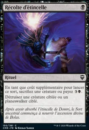 Récolte d'étincelle