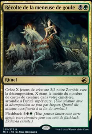 Récolte de la meneuse de goule
