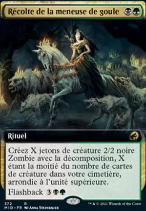Récolte de la meneuse de goule