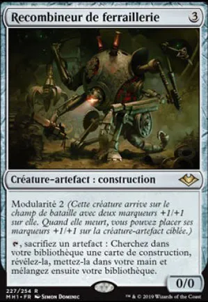 Recombineur de ferraillerie