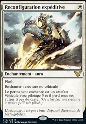 Reconfiguration expéditive