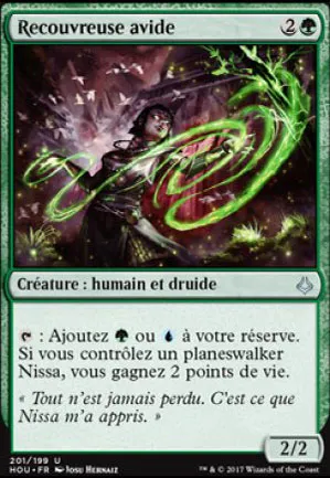 Recouvreuse avide