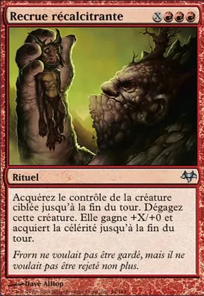Recrue récalcitrante