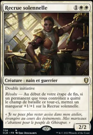 Recrue solennelle