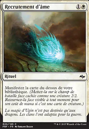 Recrutement d'âme