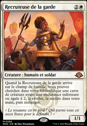 Recruteuse de la garde