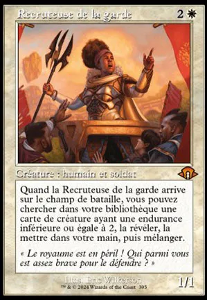 Recruteuse de la garde