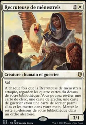 Recruteuse de ménestrels