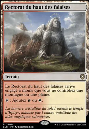 Rectorat du haut des falaises