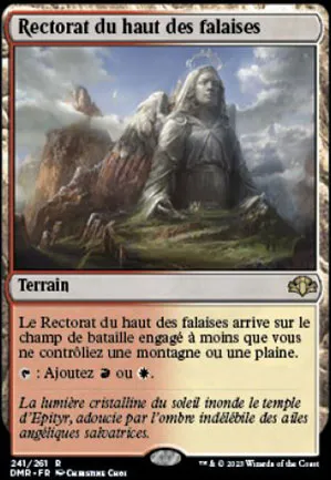 Rectorat du haut des falaises