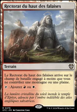 Rectorat du haut des falaises