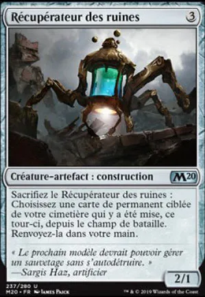 Récupérateur des ruines