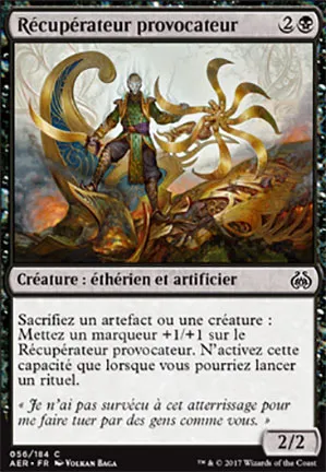Récupérateur provocateur