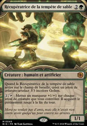 Récupératrice de la tempête de sable