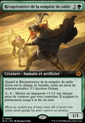 Récupératrice de la tempête de sable