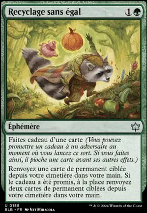 Recyclage sans égal