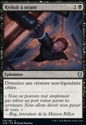 Réduit à néant