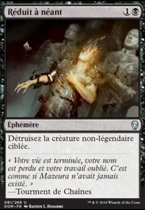 Réduit à néant