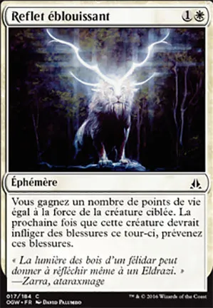 Reflet éblouissant