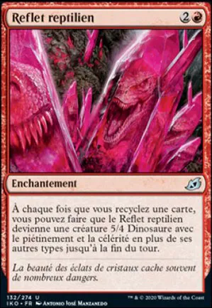 Reflet reptilien