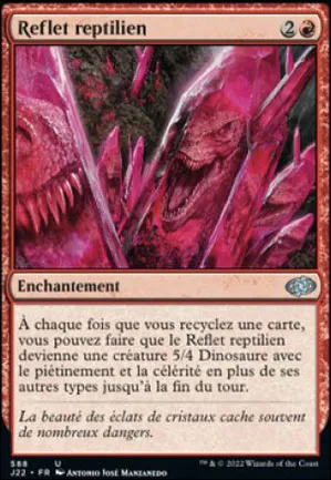 Reflet reptilien