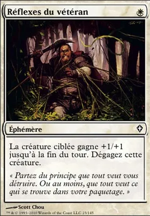 Réflexes du vétéran