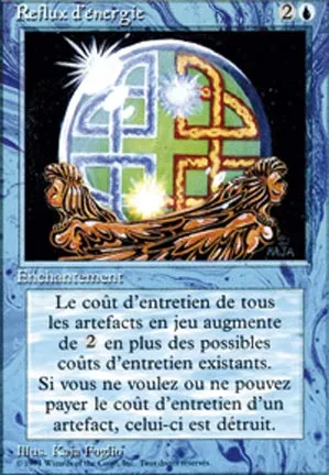 Reflux d'énergie