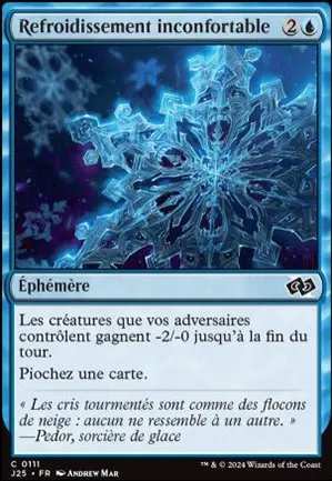 Refroidissement inconfortable
