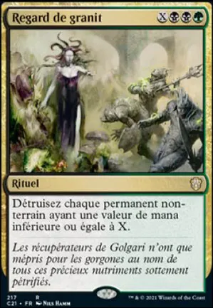 Regard de granit