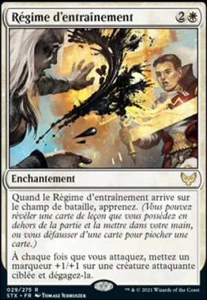 Régime d'entraînement