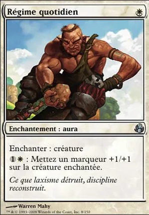 Régime quotidien