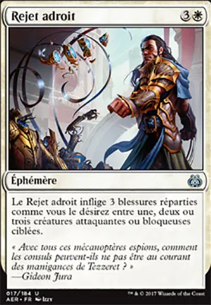 Rejet adroit