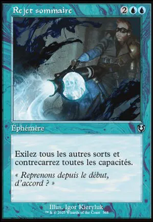 Rejet sommaire