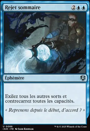 Rejet sommaire