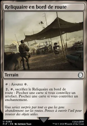 Reliquaire en bord de route