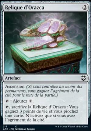 Relique d'Orazca
