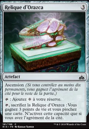 Relique d'Orazca