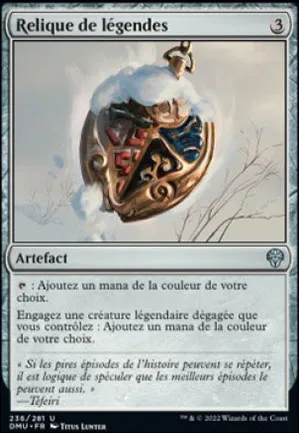 Relique de légendes