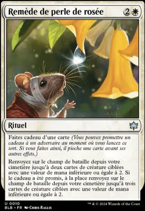 Remède de perle de rosée